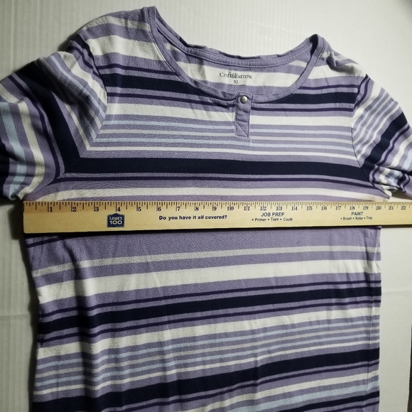 CROFT & BARROW LONG SLEEVE BLOUSE SIZE XL - Picture 7 of 14